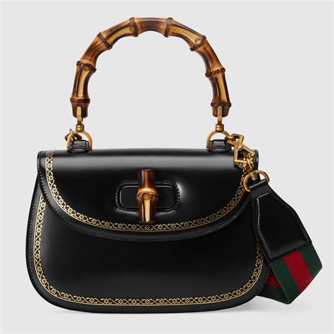 zaino gucci tassuto|gucci bamboo top handle bag.